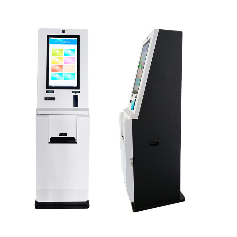 Multi-Functional Automated Touch Screen Kiosk Bill Payment Machine A4 Printing Kiosk
