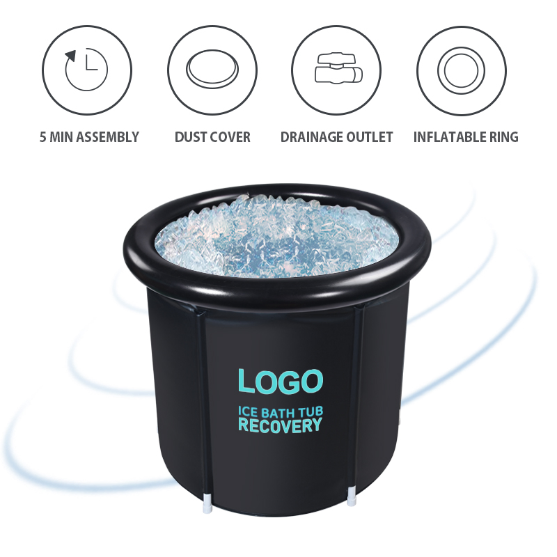 Портативная ванна для ледяных ванн, складная, надувная