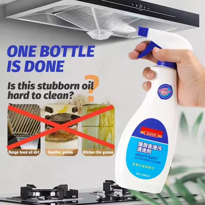 Sanvo Home Kitchen Cleaner Spray Shaped Oil Stain Cleaner Home Cleaning Products