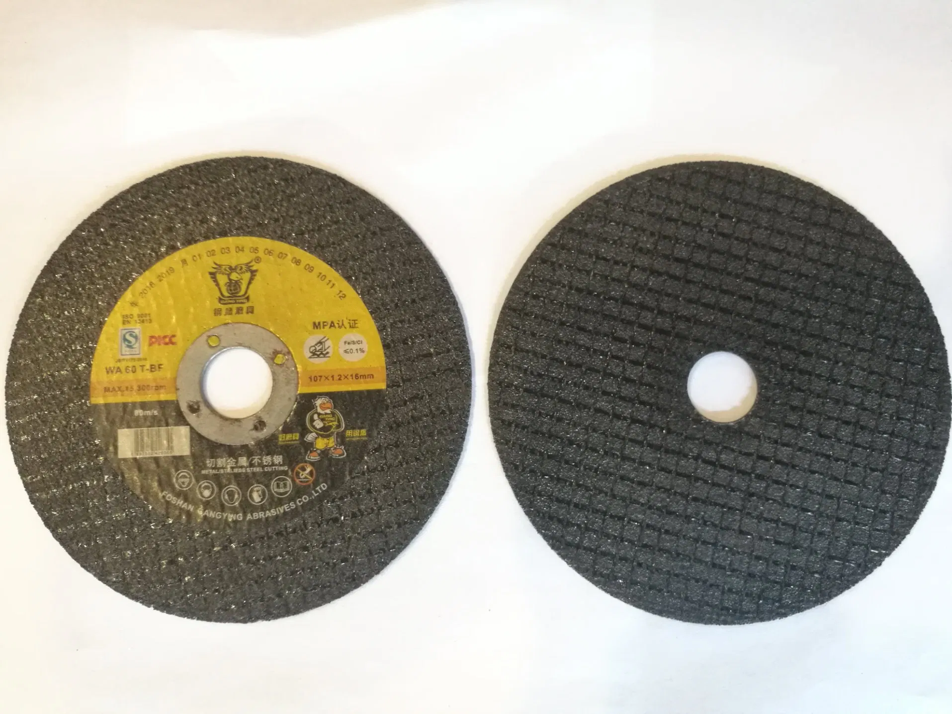 Отрезной круг по металлу 107x1.2 мм, черный