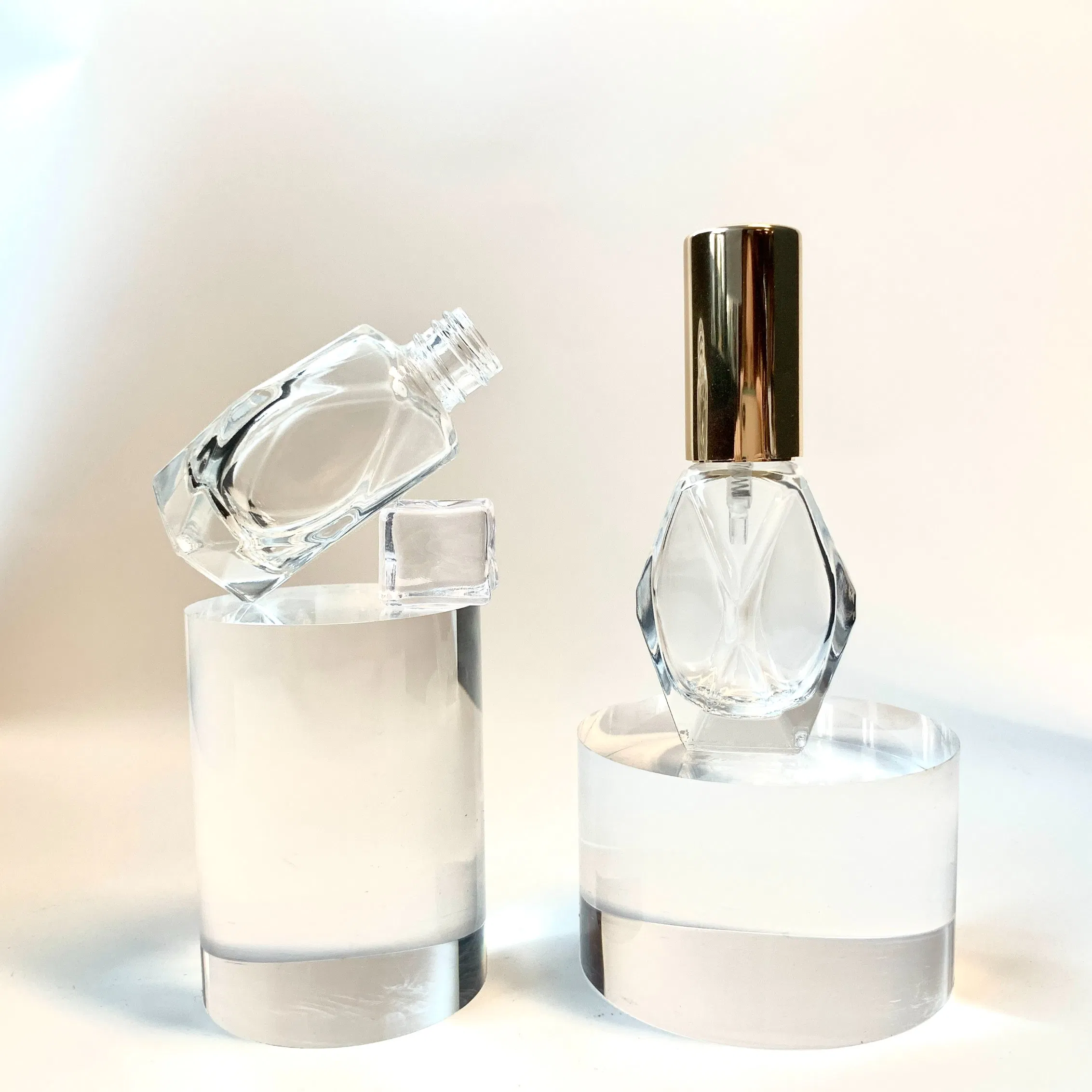 Man Lady Fragrance Glass Bottle Empty Glass Spray Bottle for Perfume