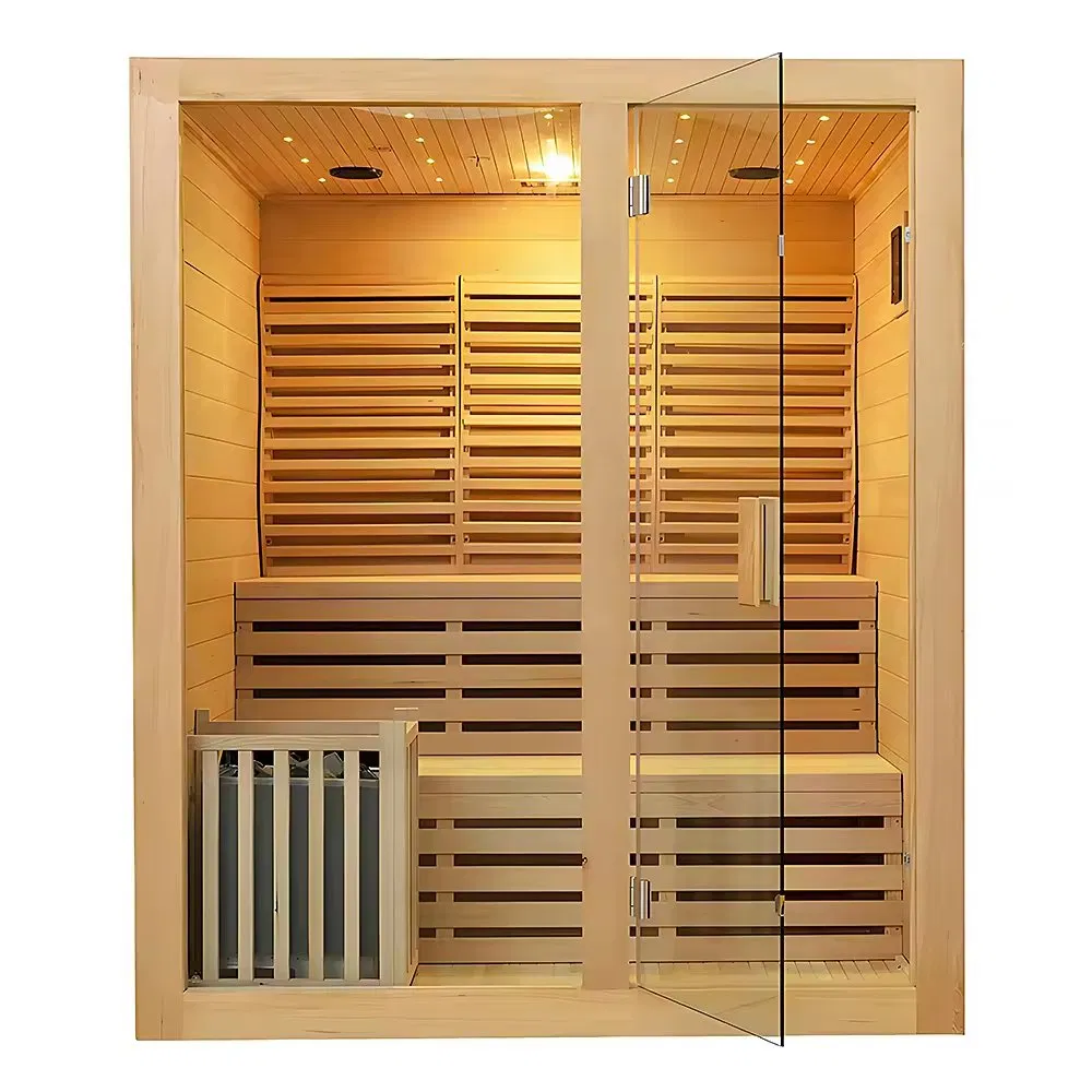Best Selling High Quality Single 4 Person Wooden Sauna Room