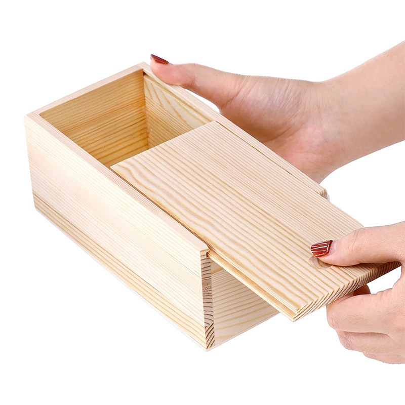 Slide Wooden Storage Box/Pull-out Solid Wood Gift Case