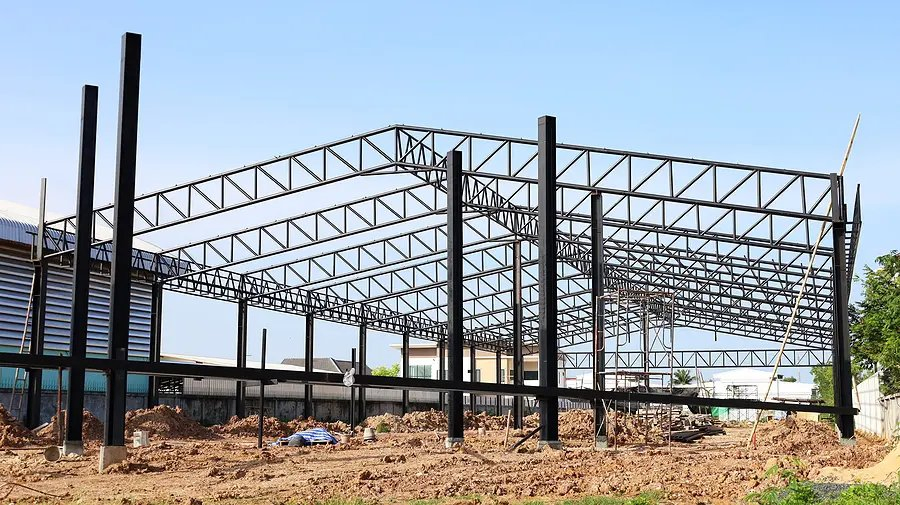 Prefabricated Steel Structure Metal House Workshops & Plants Storage Building with Steel Frame Hall