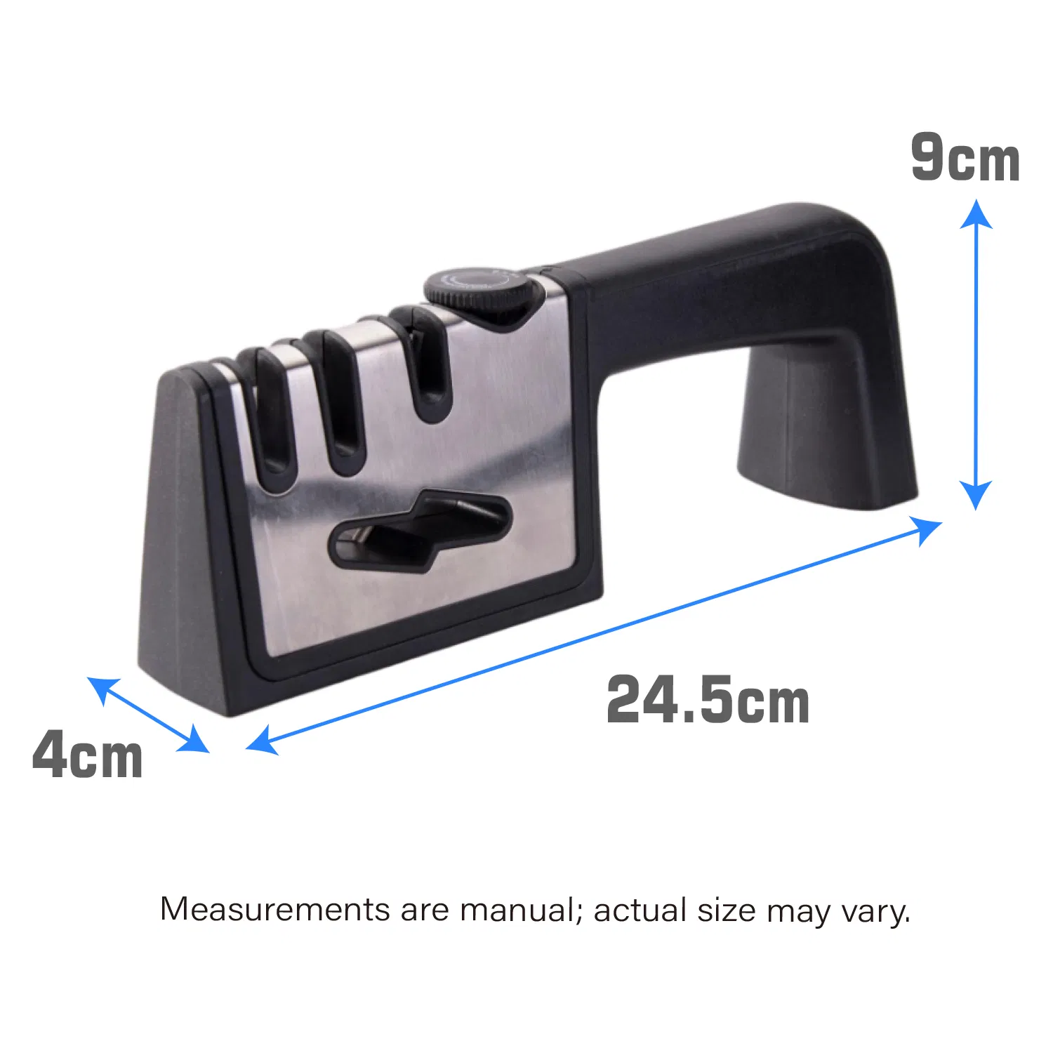 Adjustable Knife Sharpener 19 40 3 Stage Scissor Non Slip Ergonomic Tool