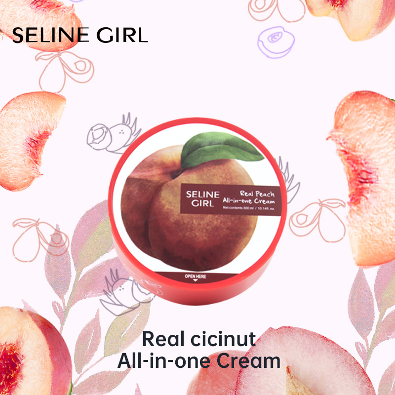 Seline Girl 300ml Peach Smooth Moisturizing Hydrating Repair Body Lotion