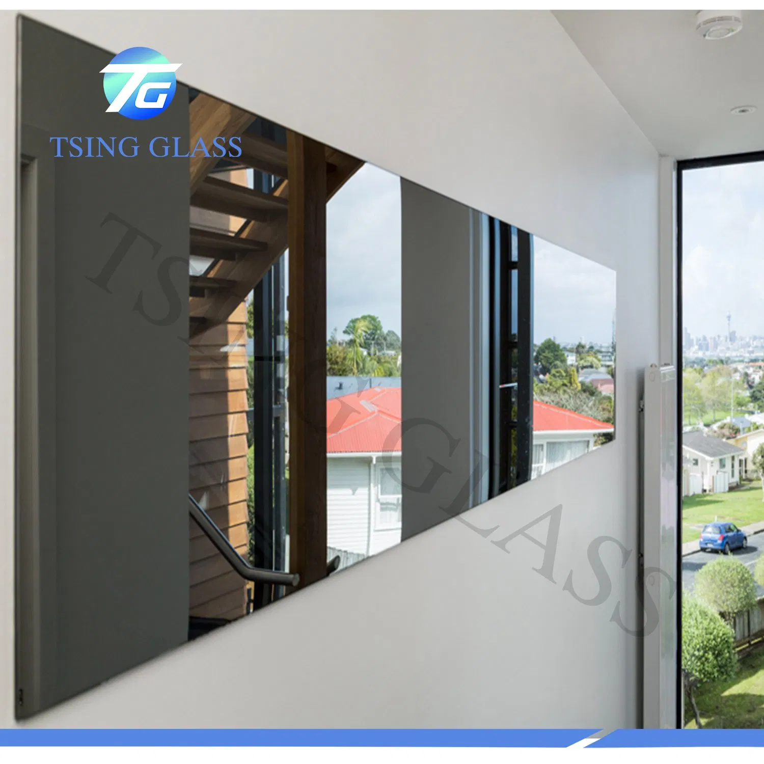 2mm~12mm Safety Tempered Mirror/High Reflectivity Mirror/Anti-Oxidation Temperable Mirror for Kitchen Wall/Hotel/ Household/Bathroom/Dance Studio & etc