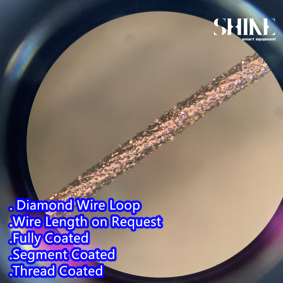 New Tech Diamond Wire Loop Saw for Unique Crystal Jade Cutting