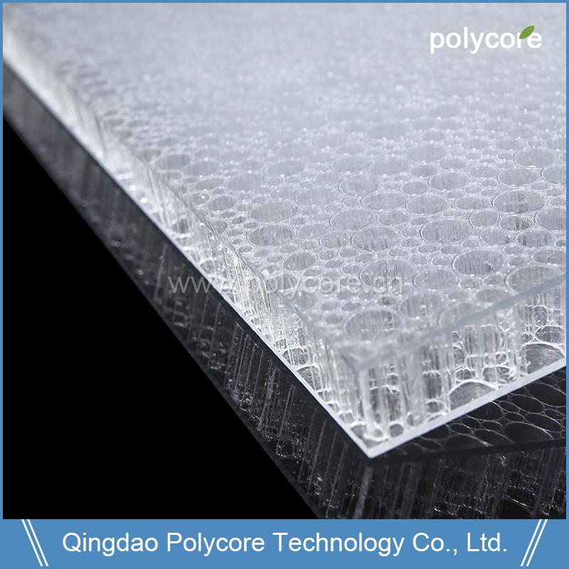 Waterproof Fire-Retardant Light Weight Stiffness Light Transmission PC Honeycomb Core Plastic Honeycomb Core