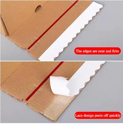 Environmental Zipper Double Side Tape Wave Edge Lace Tissue Paper Double Sided Tape for Carton Sealing