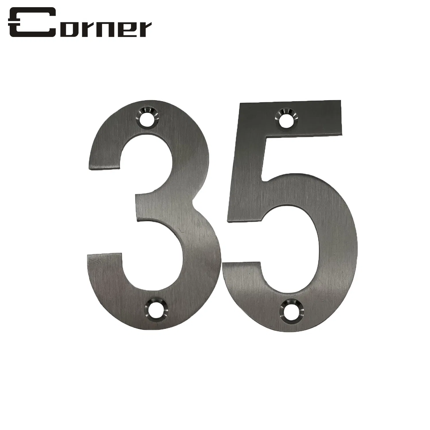 304 Stainless Steel Metal Door Plates House Number Hotel Address Plaque Sign