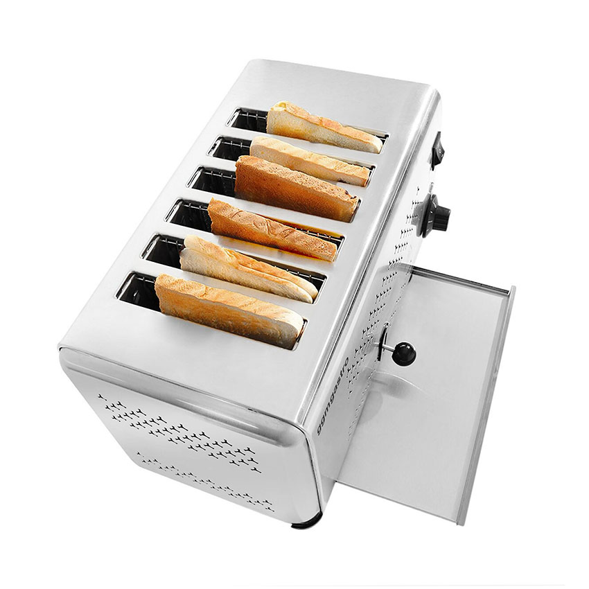 CE Approved 6 Slices Electric Bread Toaster