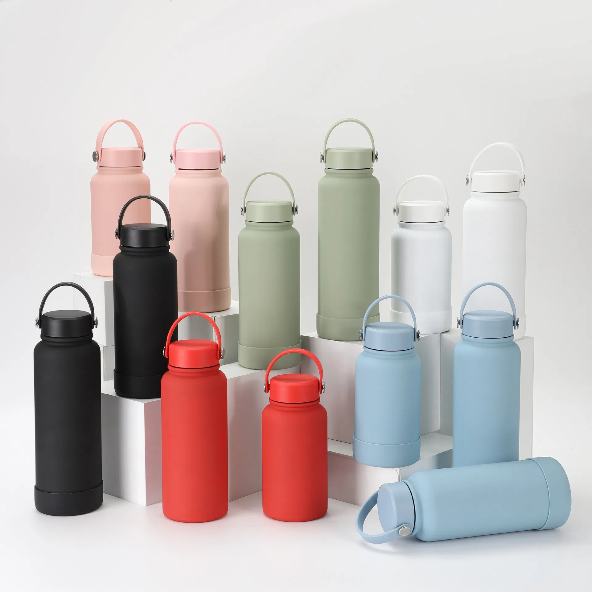 New 1000ml Stainless Steel Insulated Cup High Quality Double Wall Vacuum Flasks Large Capacity Portable Sport Thermo Cup Water Bottle
