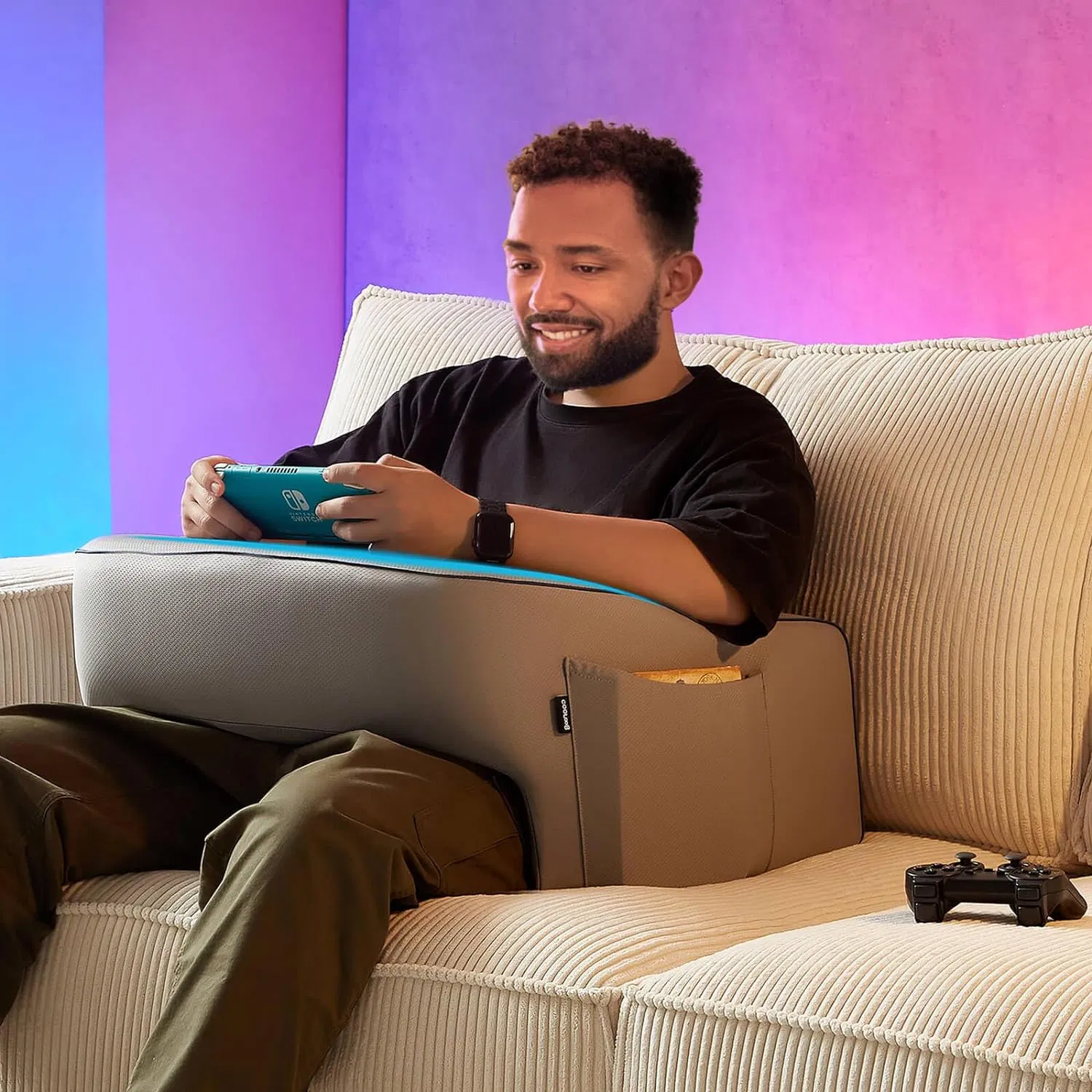 Multifunctional Arm Rest Pillow Working Gaming Memory Foam Reading Pillow