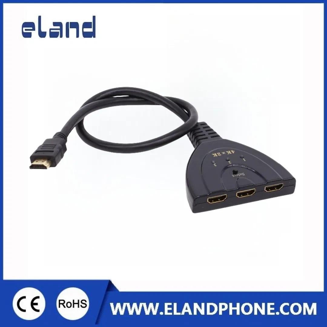 HDMI-коммутатор 3x1, 4K, без пульта