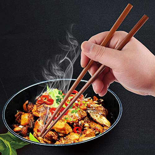 Wholesale Reusable Chinese Wooden Cooking Eating Dishwasher Safe Natural Health Chopsticks