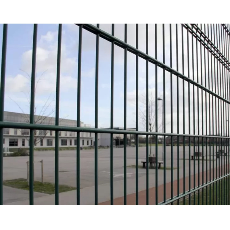 Hsj Powder Coated Galvanized Security Fence 656/858 Fence Double Twin Wire Mesh Fence for Garden Double Wire Mesh Fence