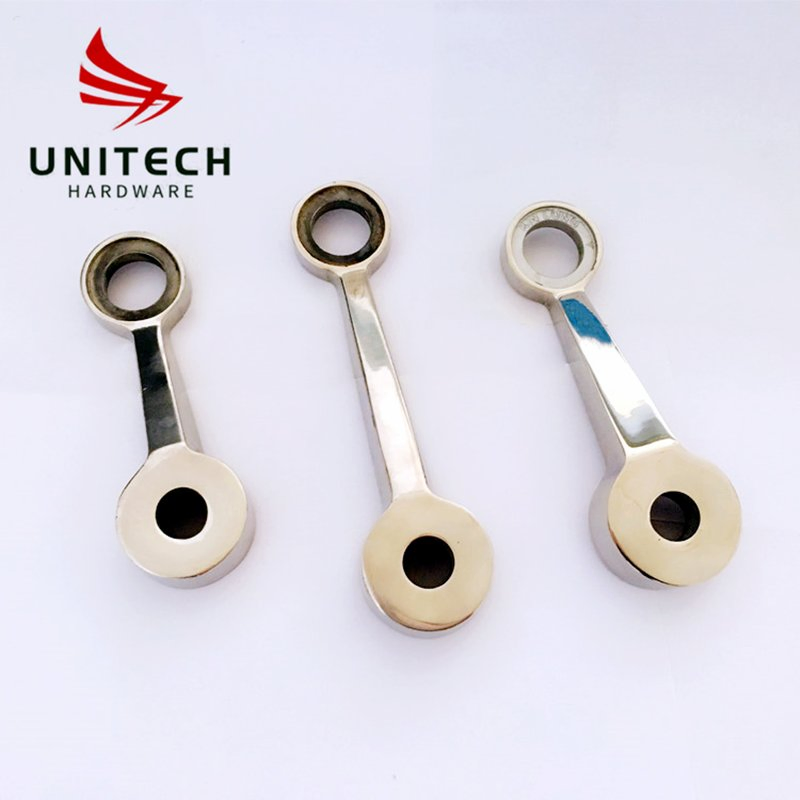 Premium Stainless Steel Short Arm Spider Connector for Glass Panels
