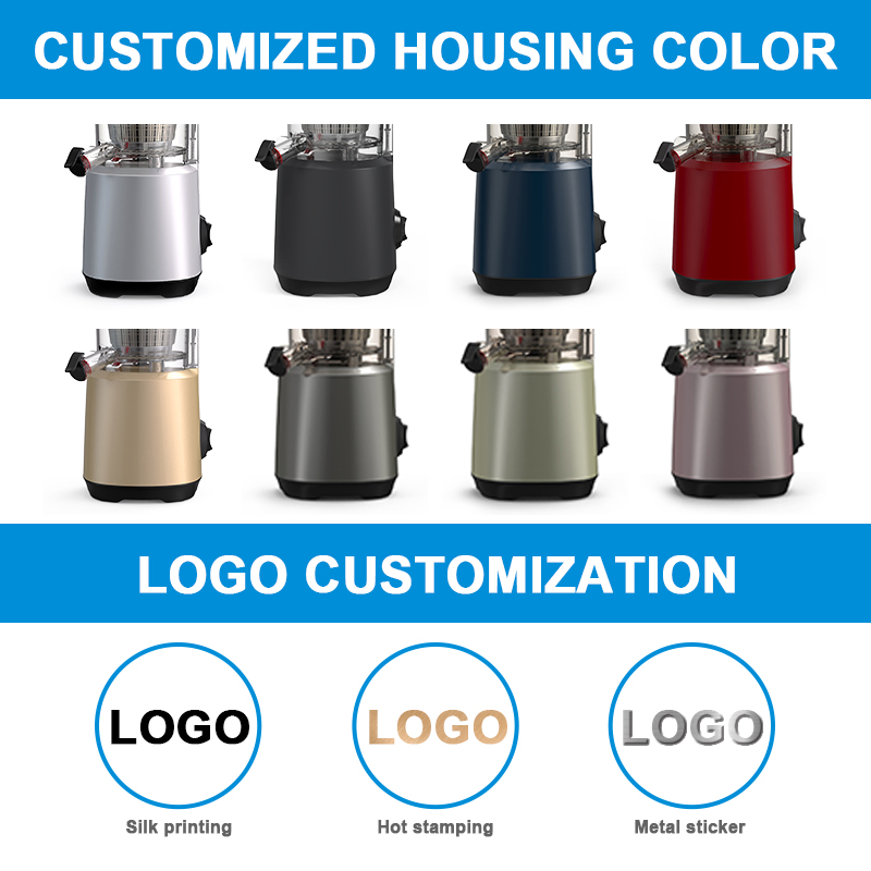 135mm Wide Feed Chute Juicers 300W Power Motor Slow Masticating Juicer Machine with High Juice Yield for Whole Vegetables Fruits