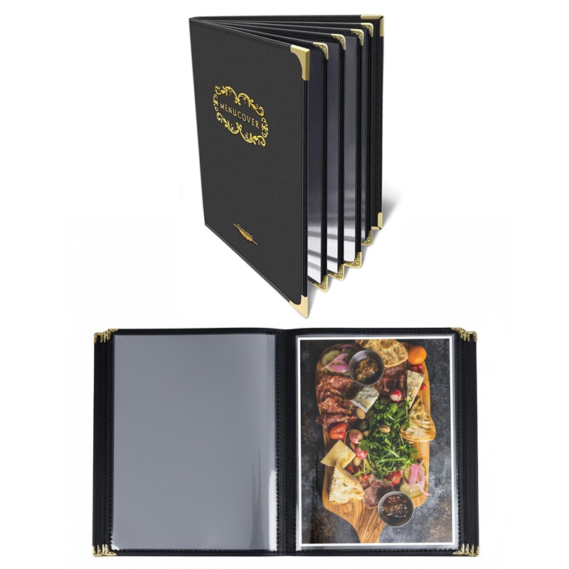 Restaurant Menu Sleeves & Menu Covers, Professional Cover for Menu Booklets