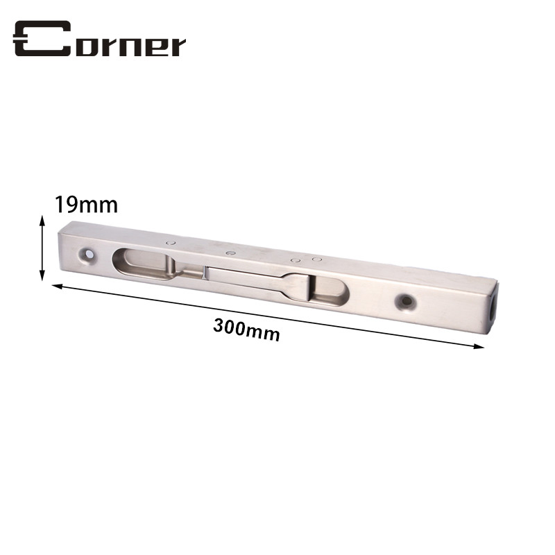 Stainless Steel Lockable Tower Bolt for Wooden Door Bathroom Door Bolt