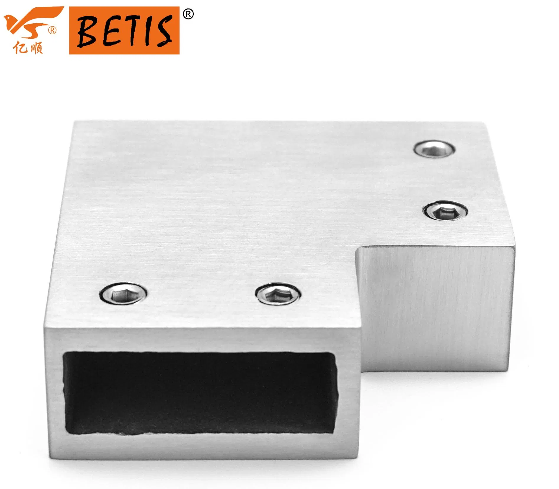 Shower Enclosure Hardware Header Pipe Fittings 304-Stainless-Steel Connecting Bracket