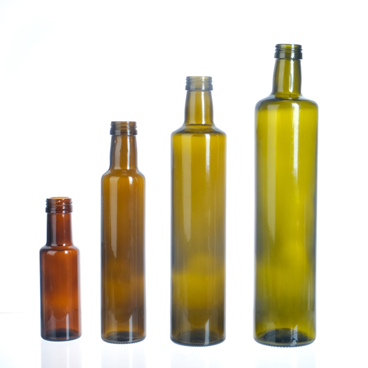 Factory Directly Marasca Bottle 250ml 500ml 750ml 1000ml Cooking Oil Glass Bottle with Lids