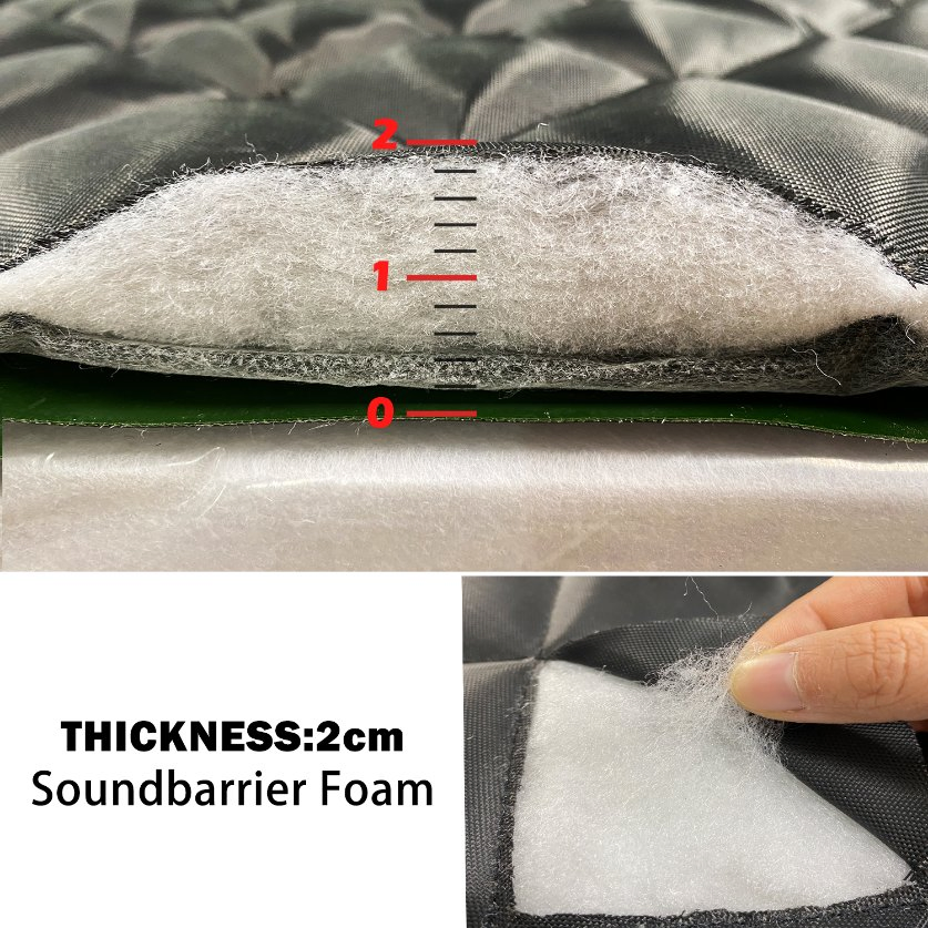 Litong Factory Direct Price Noise Barrier Sound Control Noise Reduction PVC Laminated Tarp Soundproof Blanket
