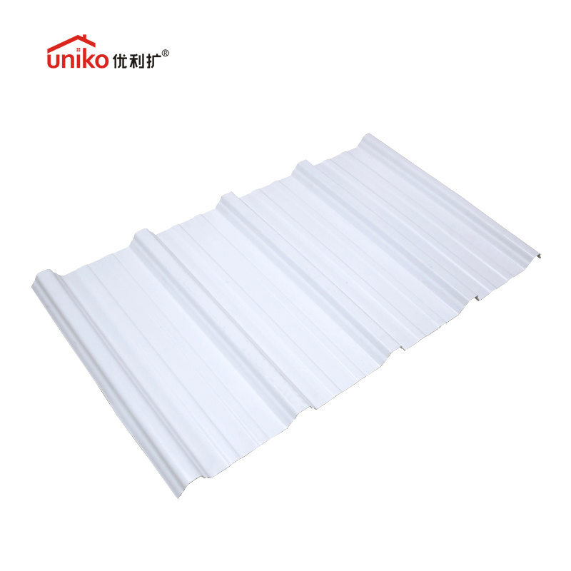 2.0mm White Color Building Material UPVC Roof PVC Roofing Tile