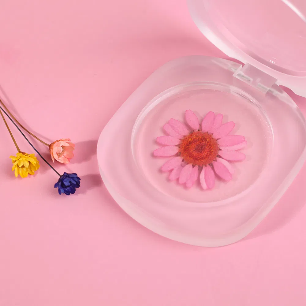 Real Flower Transparent Blush Cream Color Changing Cheek Cosmetic Luxury Long Lasting OEM Blusher