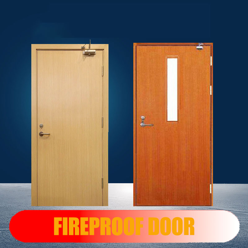 Approved Fire Door Fire Resistance Door Steel Fire Rated School Interior Single Leaf Fireproof Door