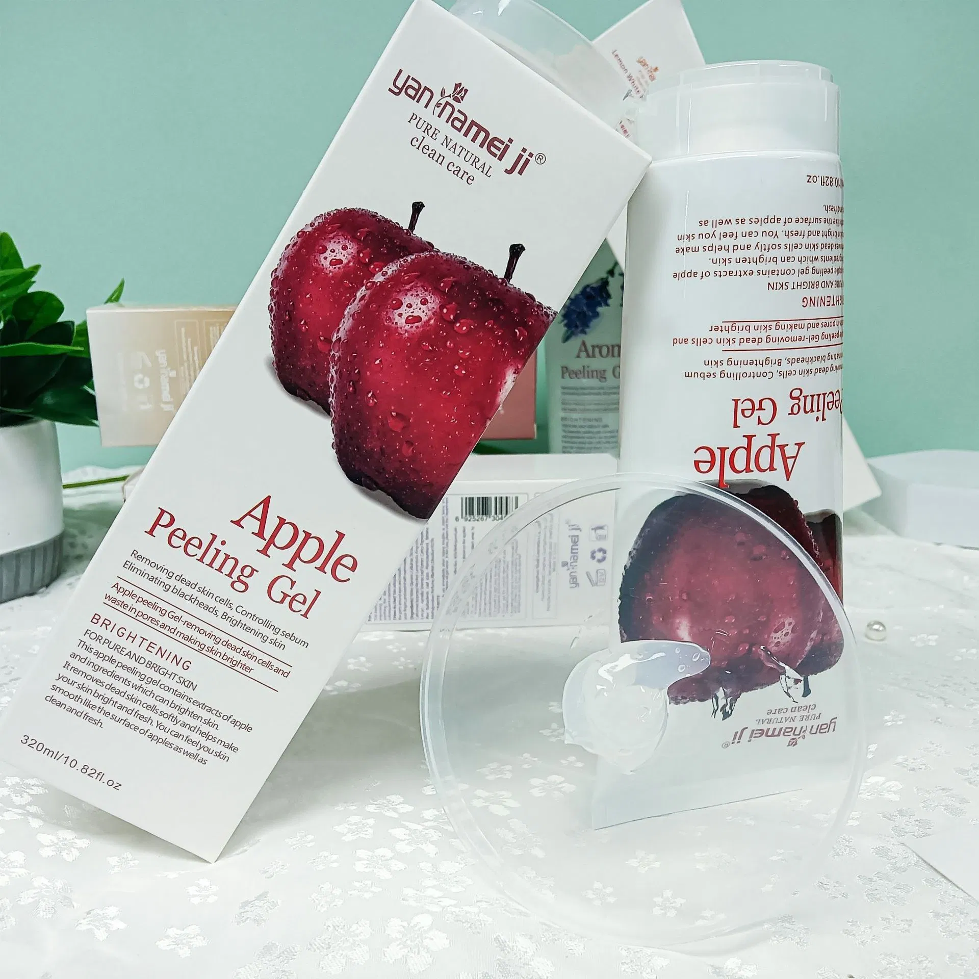 OEM Brightening Skin Lemon Peeling Gel Cleaning Face Body Beauty Exfoliating Gel