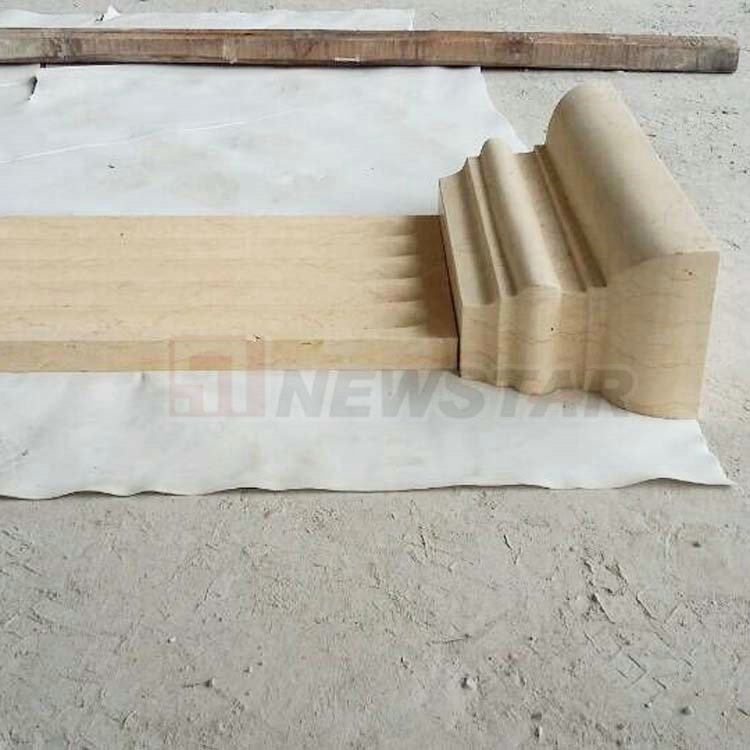 Custom Design Marble Natural Stone Gate Pillar Square House Columns