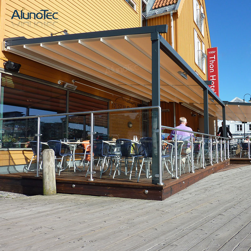 OEM/ODM Customized Wholesale Large Size Motorized Pergola Personalised Outdoor Space Retractable PVC Awning for Patio