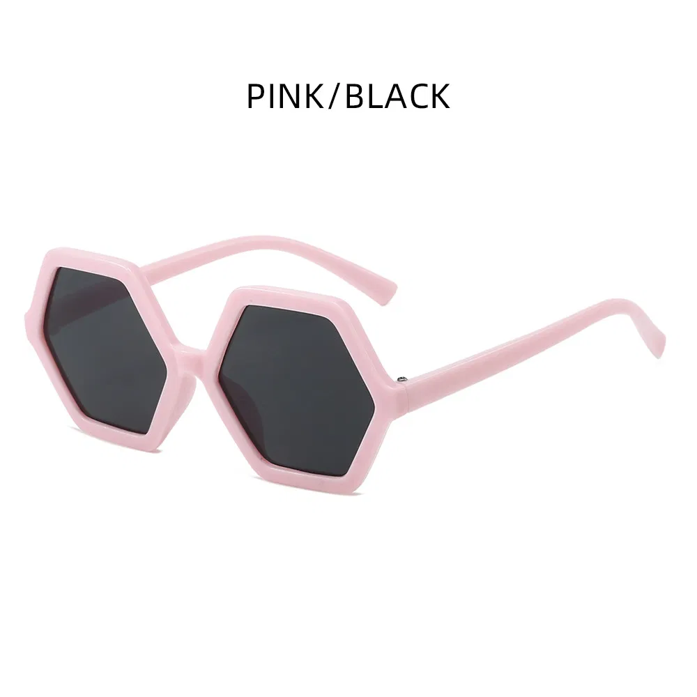 China Factory Wholesale Kids Birthday Cute Child Children Polygon Sunglasses for Boys Girls