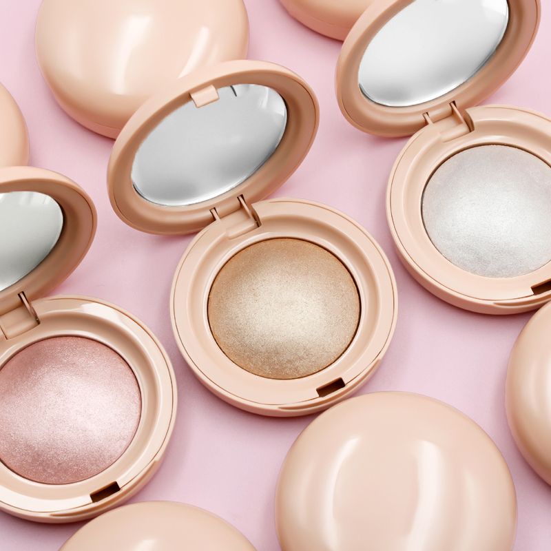 Hot Selling Beauty Highlighter Glow Makeup Custom Highlighter Powder Makeup Custom Pigmented Highlighter Makeup Palette