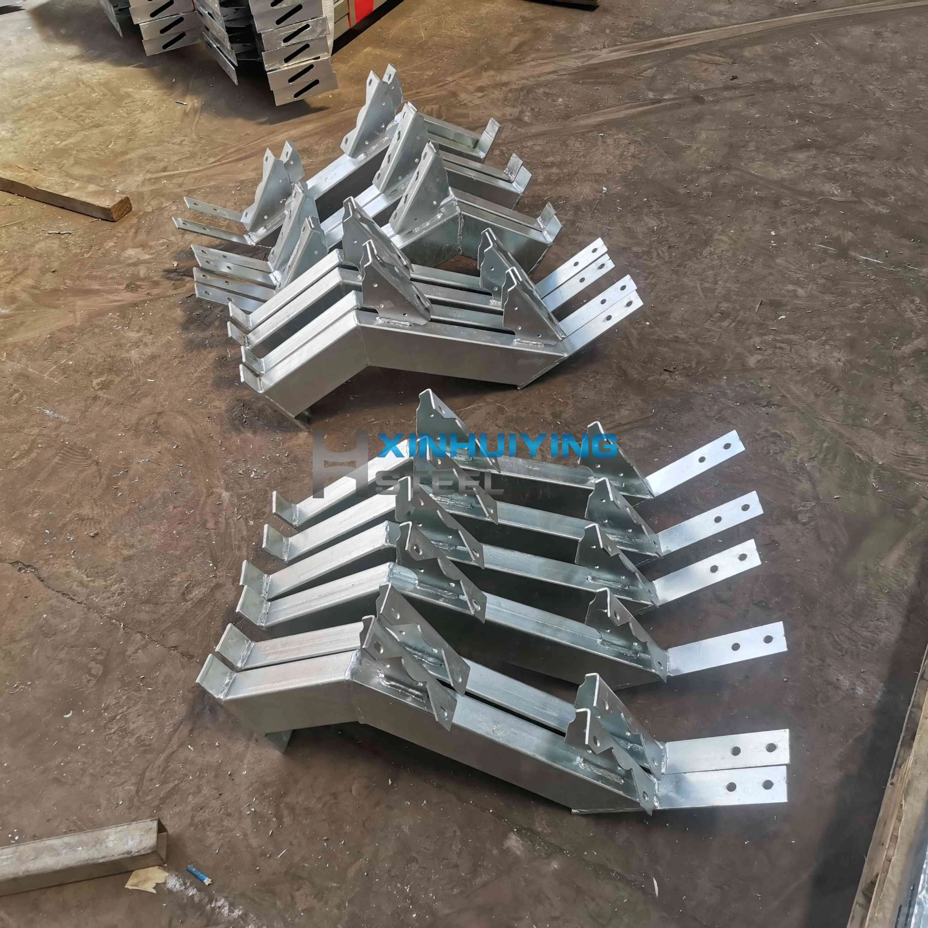 Precision Laser Cutting Hot DIP Galvanized Weld Steel Stair Stringer