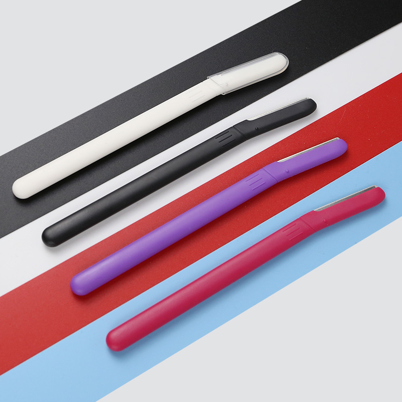 Precision Stainless Steel Eyebrow Razor for Flawless Arches