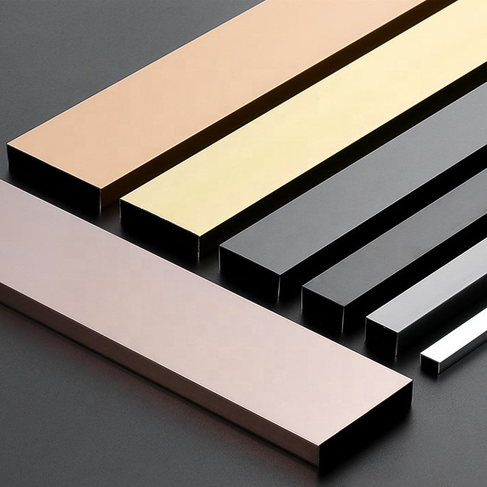 Factory Custom Stainless Strip 304 Grade Trim Strip Metal Tile
