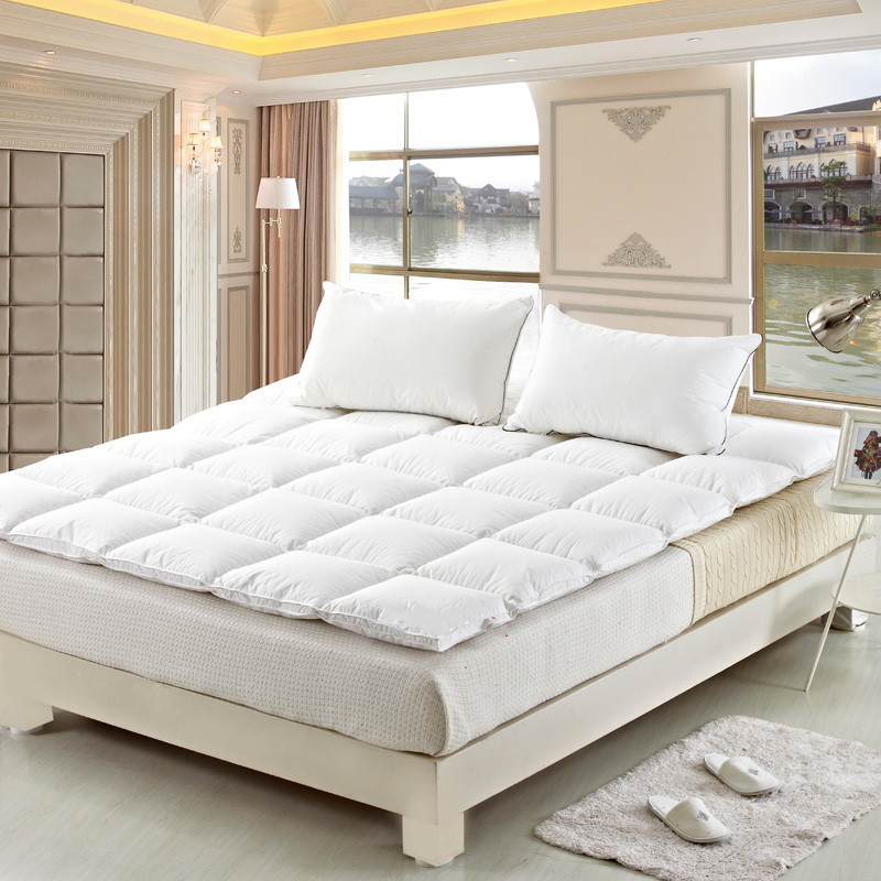 5 Star Hotel Topper Cotton Feather Bed Mattress Toppers