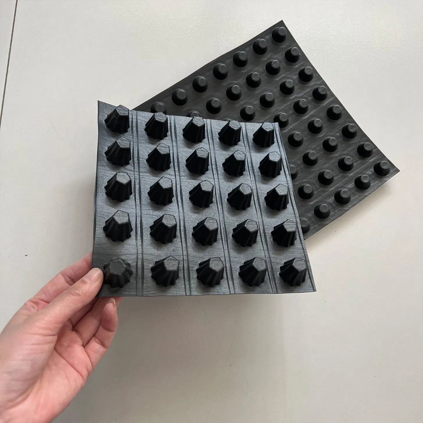 Drainage Board for Greening and Filtering Water in Basement Garage