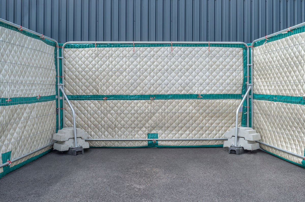 Litong PVC Coated Tarpaulin Material Insulation Block up Noise Customized Used in Construction Site Machinery Area Sound Barrier