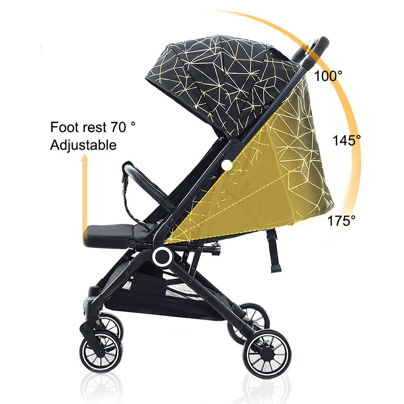 Wholesale Customization Lightweight One-Handed One-Step Fold Stands Baby Strollers