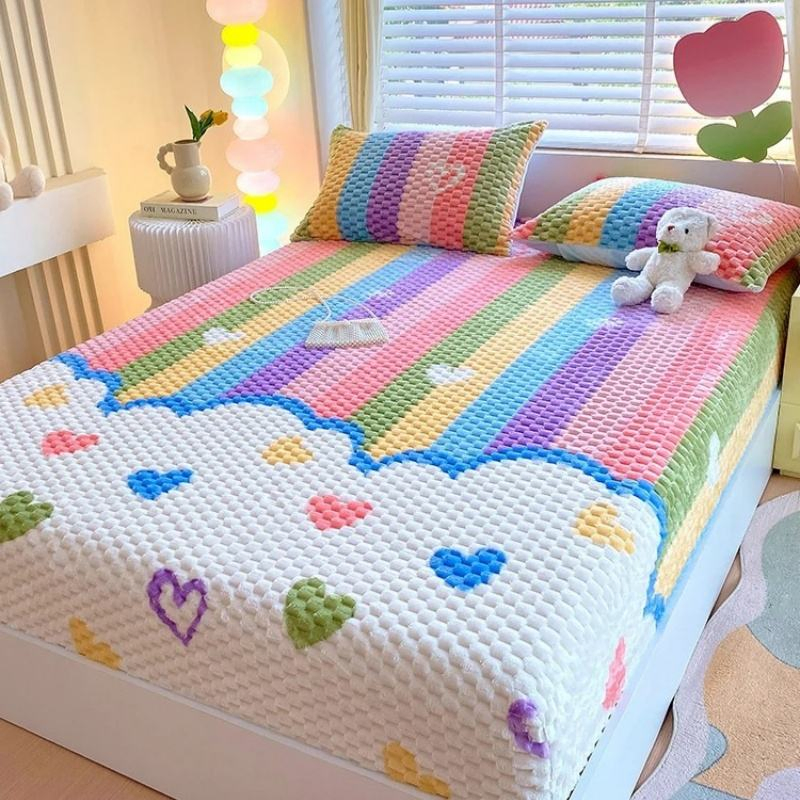 High-Quality Best-Selling Warm Fleece Bed Cover, Suitable for Home Furnishing