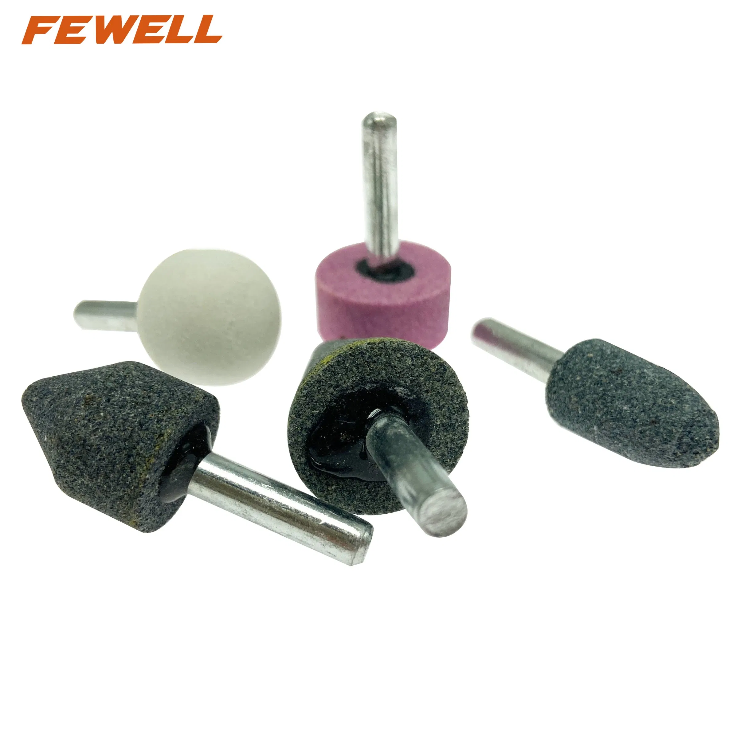 Набор абразивных головок 5 шт. 1/4 дюйма для шлифовки металла