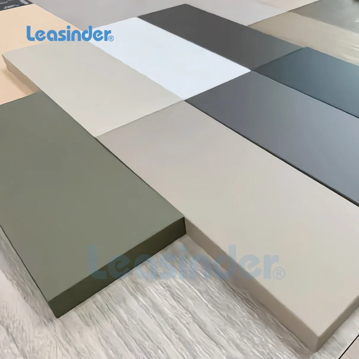 Leasinder High Quality China Factory 1220*2440mm Clear Pure High Glossy Matt Wood Marble Grain for Decoration 4X8FT Antiscratch Acrylic Laminate Sheet