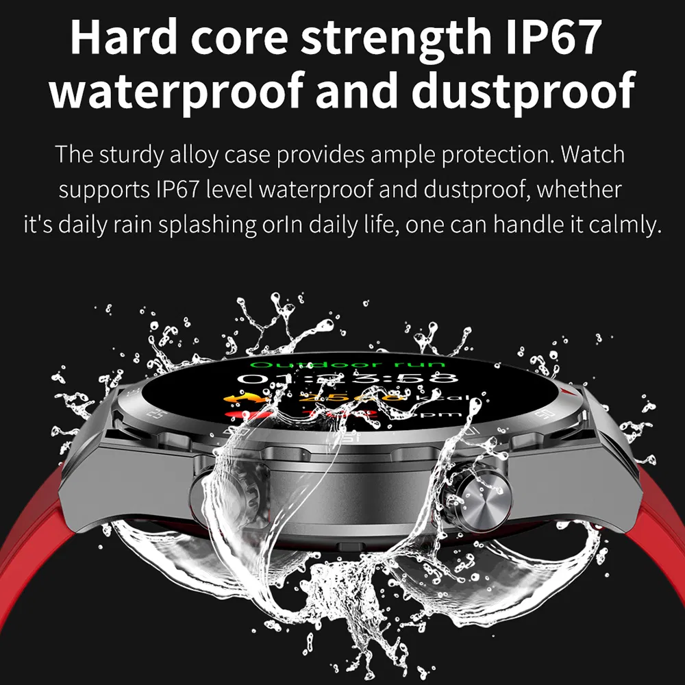 Умный браслет T80 с измерением глюкозы и звонками