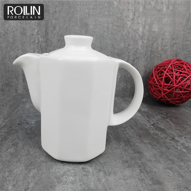 Small Size Octagonal Coffee Pot with Handle