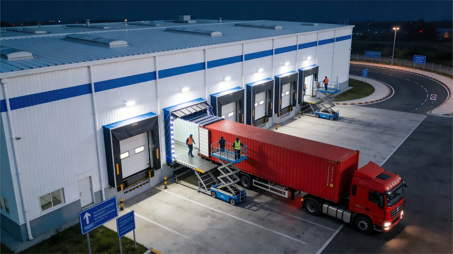 Online One-on-One Solution Warehouse Steel Structure Building Prefabricated Cold Storage