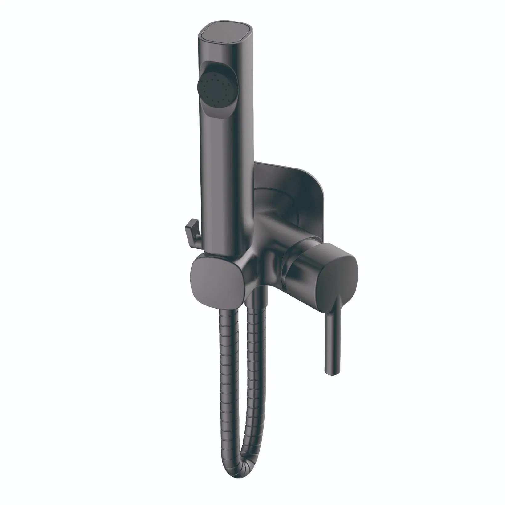 Смеситель для биде с гибким шлангом и лейкой